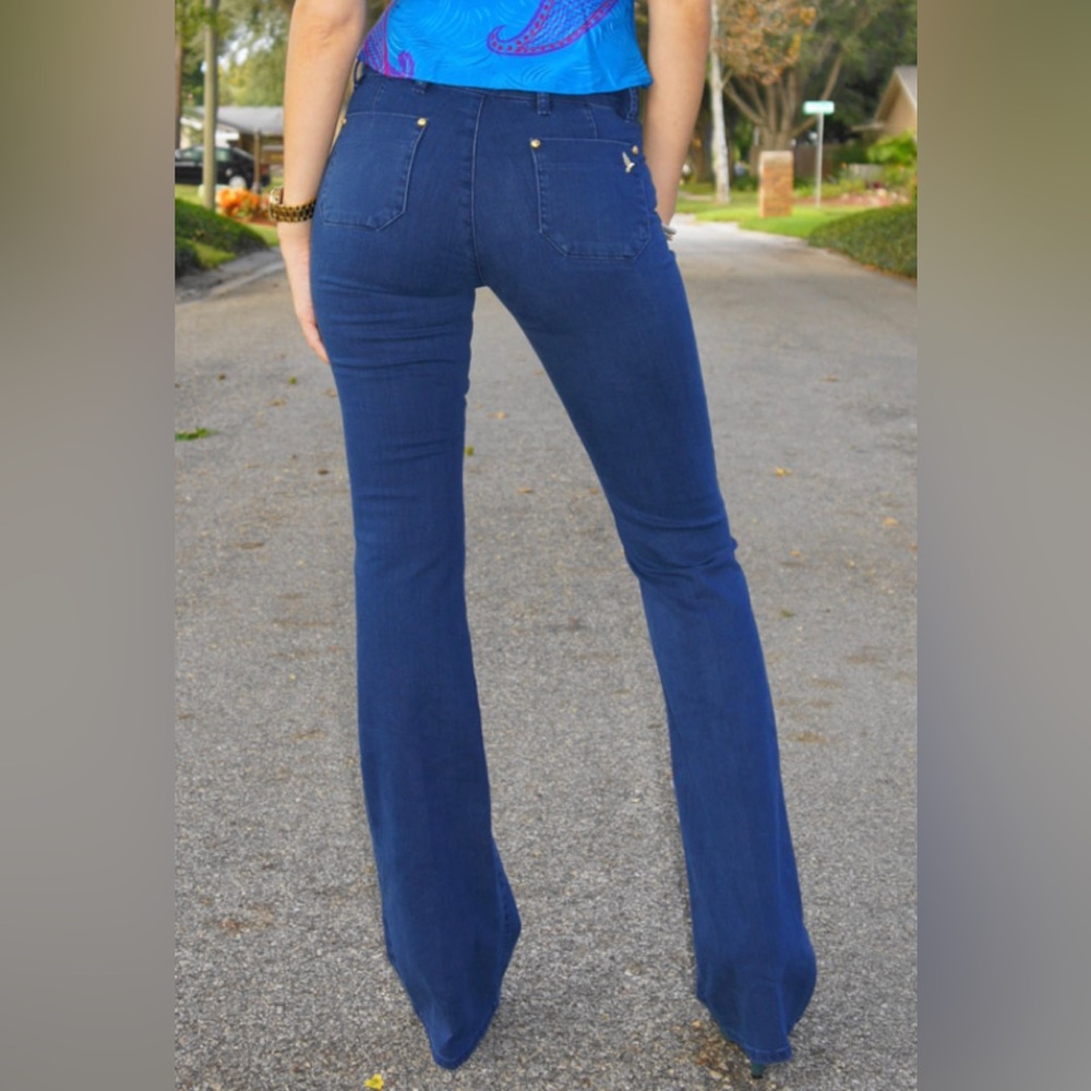 MiH jeans Marrakesh - mid-rise, kick flare in Christie
